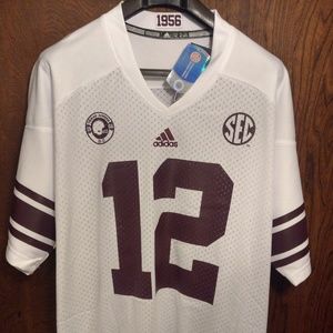 ADIDAS Texas A&M #12 NCAA 1956 Throwback Jersey